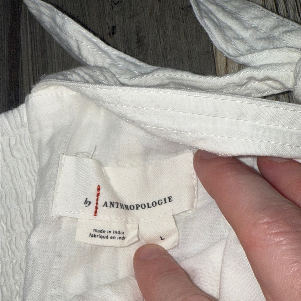 Anthropologie White Sleeveless Top - Picture 2 of 4
